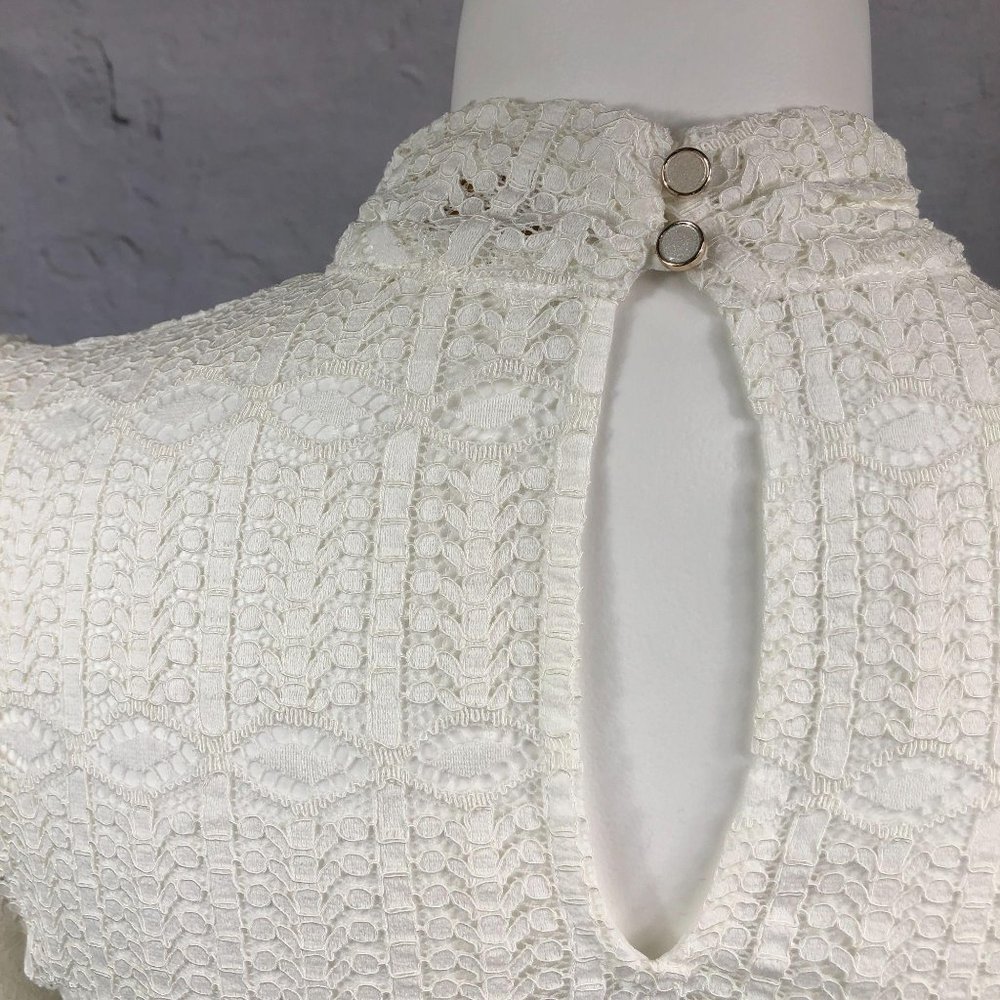 Champagne & Strawberry Cream Lace long sleeve mutt - Picture 5 of 13